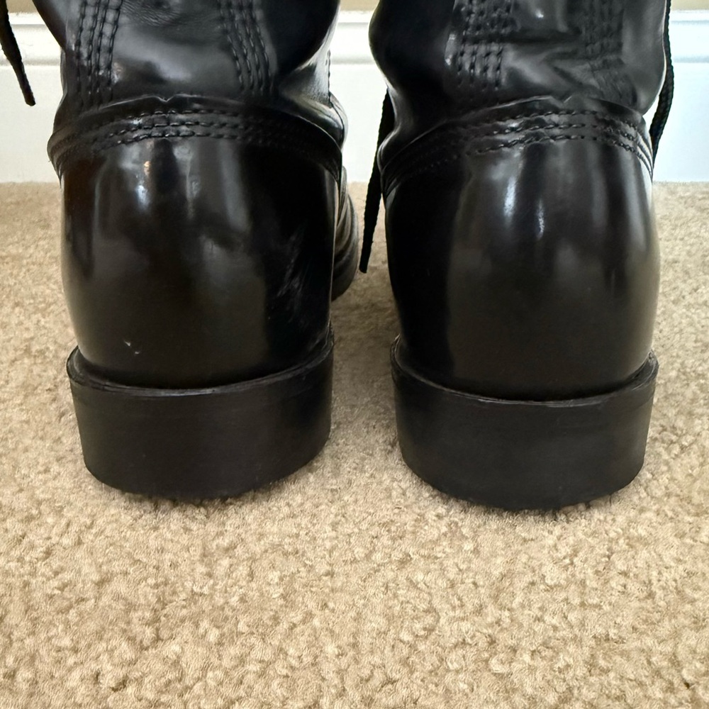 Corcoran Black Genuine Leather 10” Jump Boot Combat Motorcycle Grunge Size 8E - Picture 11 of 13